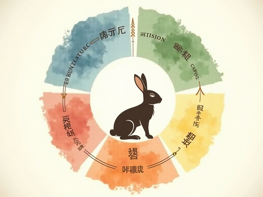 终身幸运颜色示意图