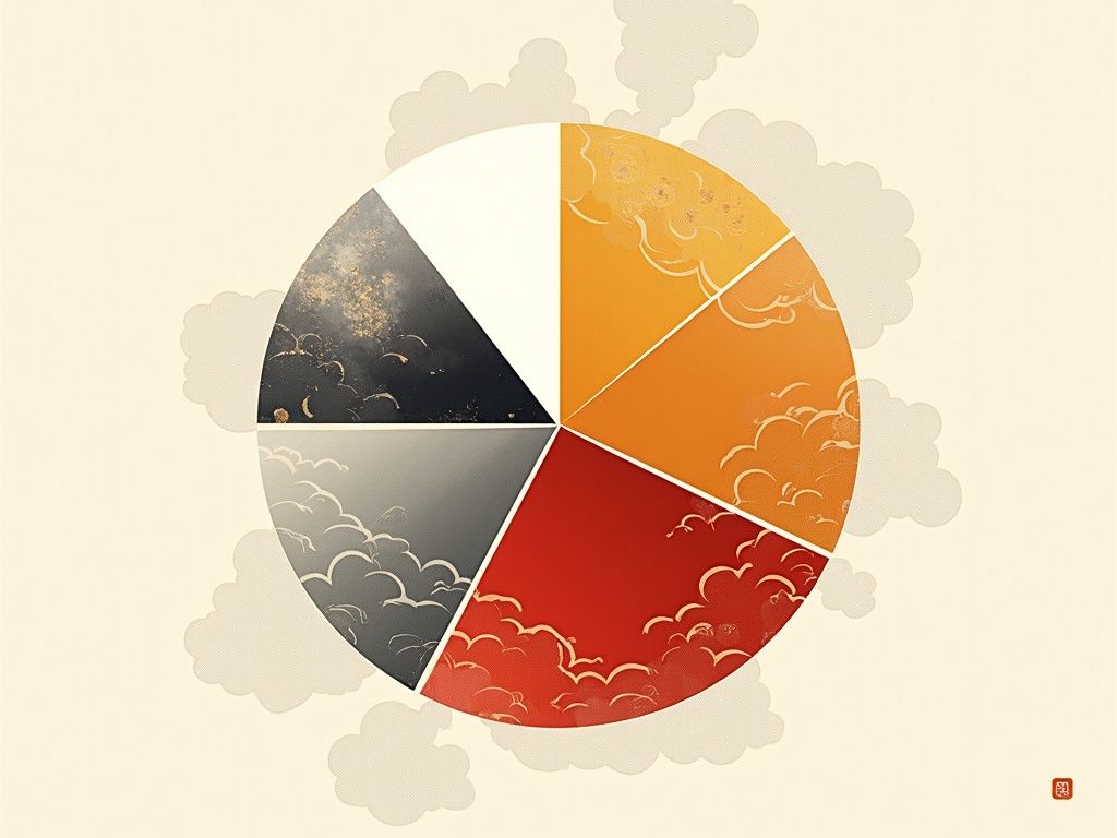 终身幸运颜色示意图