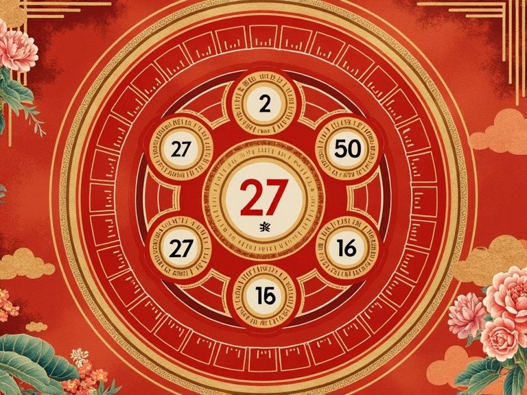 幸运数字与吉时示意图