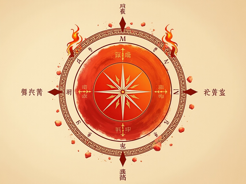 守护方位与开运风水示意图