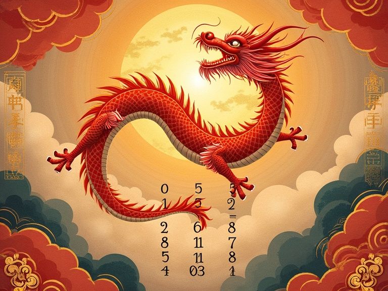 属龙幸运数字与吉时详解_开运数字组合与选号指南