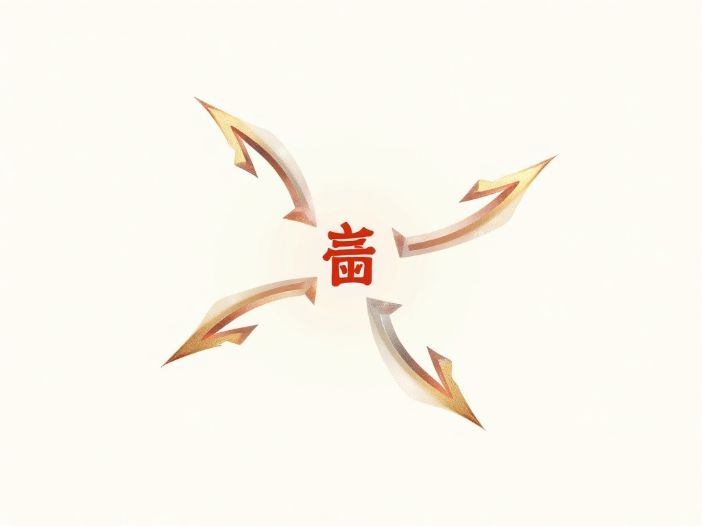 守护方位与开运风水示意图