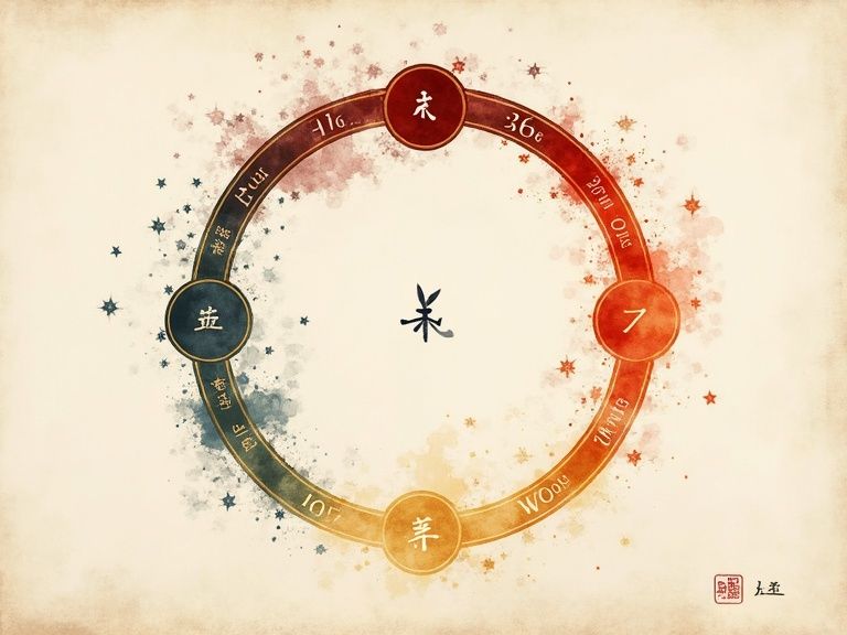 幸运数字与吉时示意图