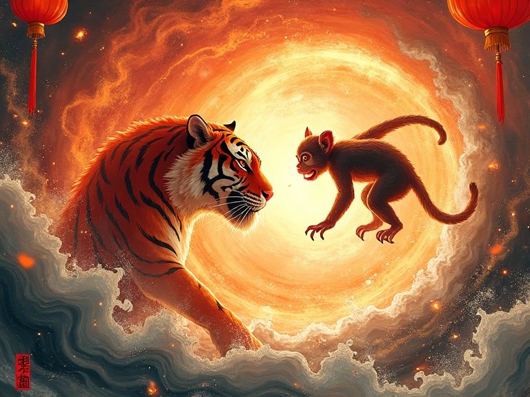 属虎相冲生肖全解_猴年犯冲与命理避忌化解方法指南