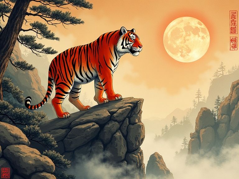 属虎的人性格特点深度解析_山林王者的优点缺点与相处之道